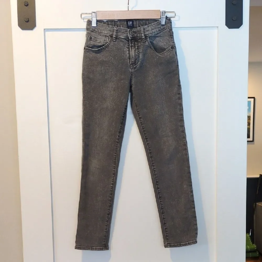Gap Kids Gray Slim Fit Jeans Size 10 Regular Stretch Denim